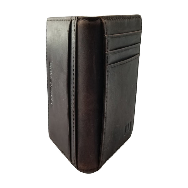 Front Pocket Wallet in Crazy Horse - 10 Slots, RFID - DE-T