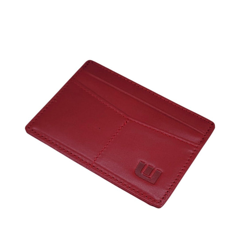 red credit card holder 