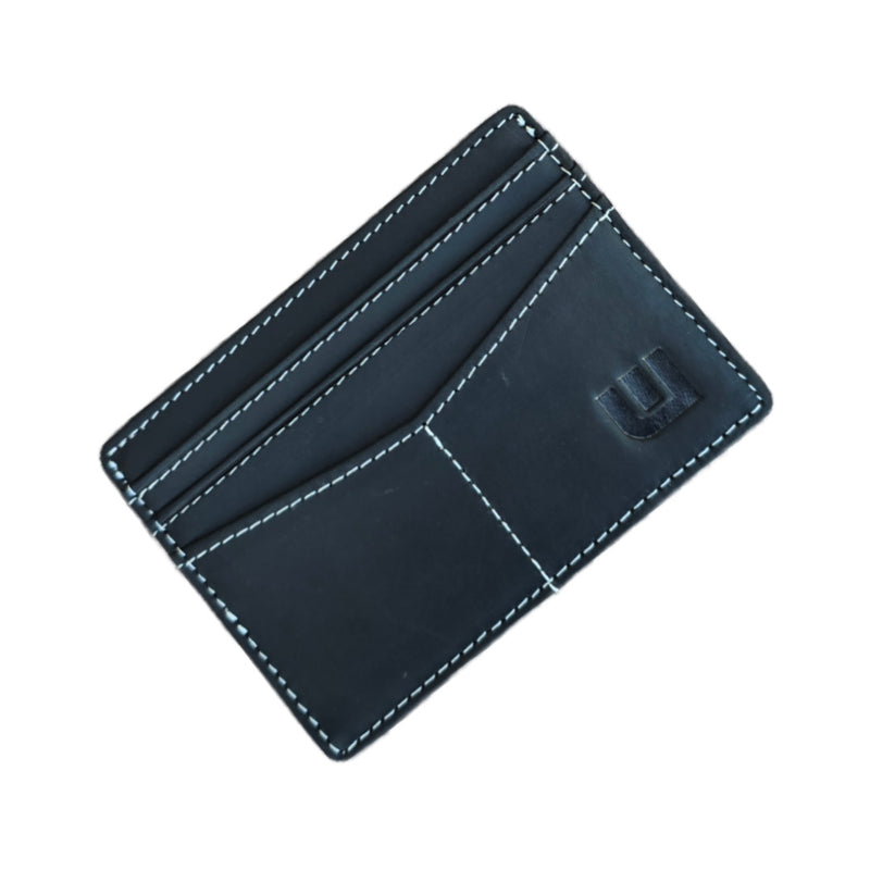Slim ID Window Card Holder | Crazy Horse Leather & RFID WALLETERAS®