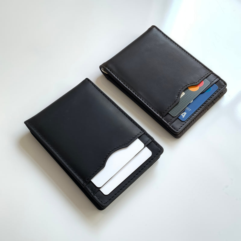 WALLETERAS RFID Bifold ID Wallet With a Money Clip
