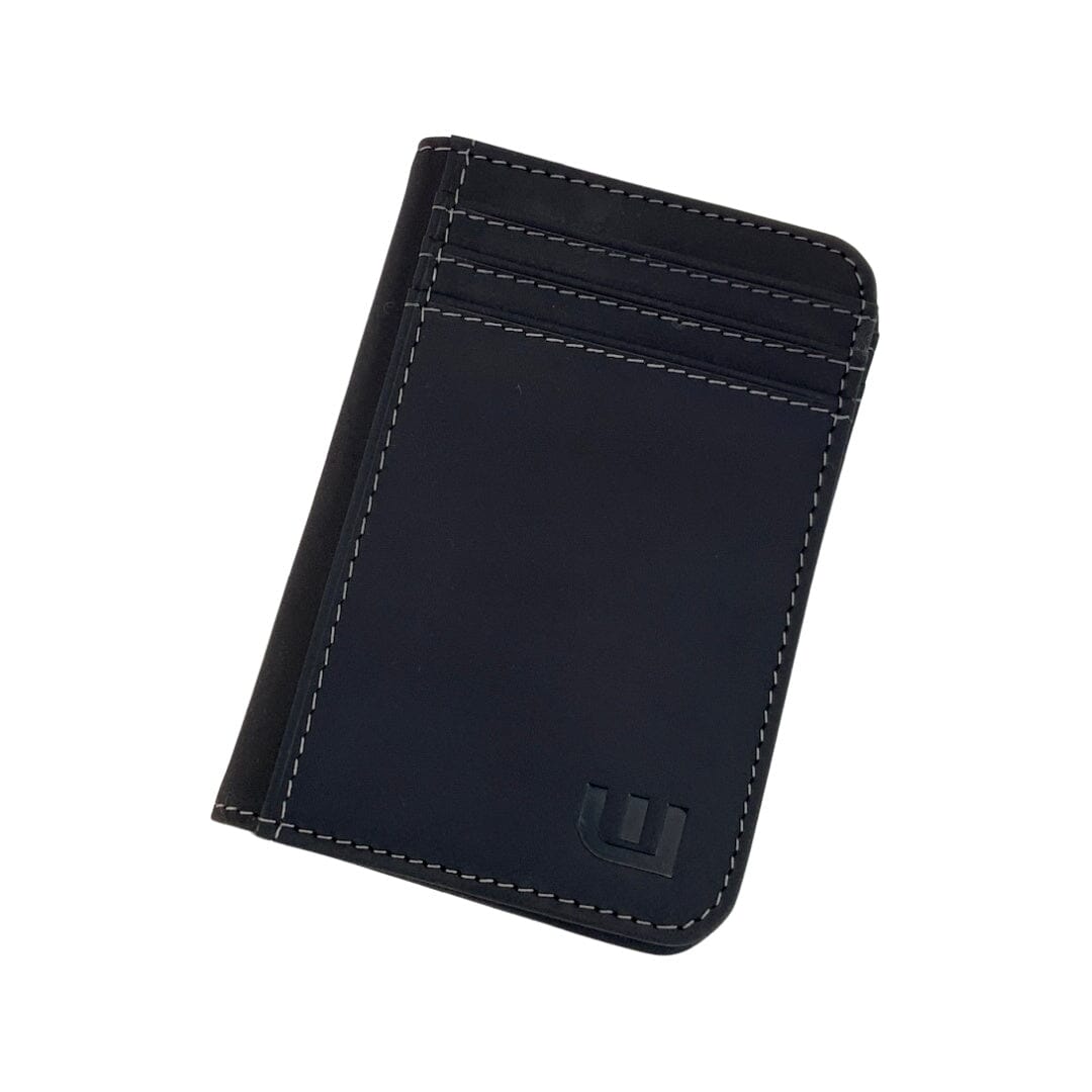 Leather Wallet with Dual ID Windows - Heritage T1 Front Pocket Wallet WALLETERAS 