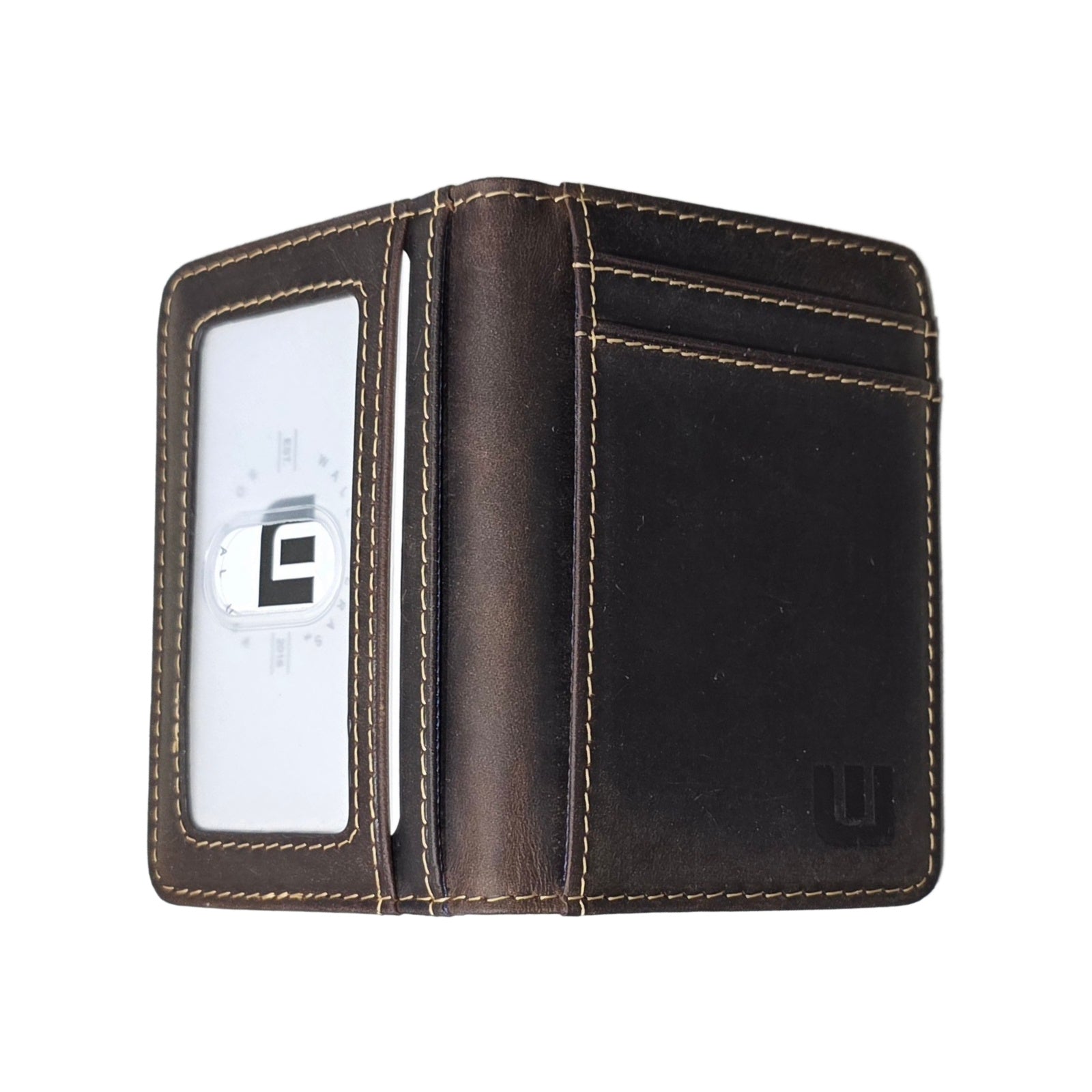 WALLETERAS 2 ID Front Pocket Leather Wallet - Heritage S2