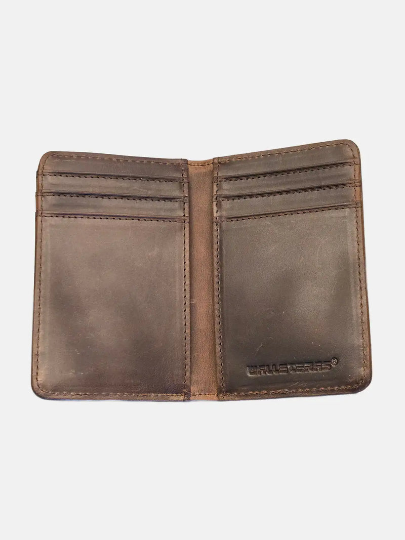 Front Pocket Wallet in Crazy Horse - 10 Slots, RFID - DE-T