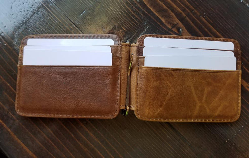 Front Pocket Wallet with Money Clip - MC12 Money Clip WALLETERAS 