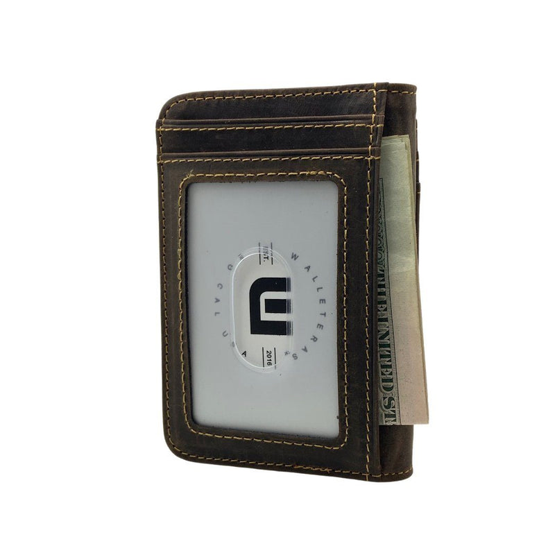 WALLETERAS Men's Wallet w/ 2 ID Windows - Heritage T2 Coffee CHL / Non RFID
