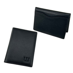 WALLETERAS Bifold Front Pocket Wallet With RFID Blocking - Americano Front Pocket Wallet WALLETERAS Black 3 - Inside ID 