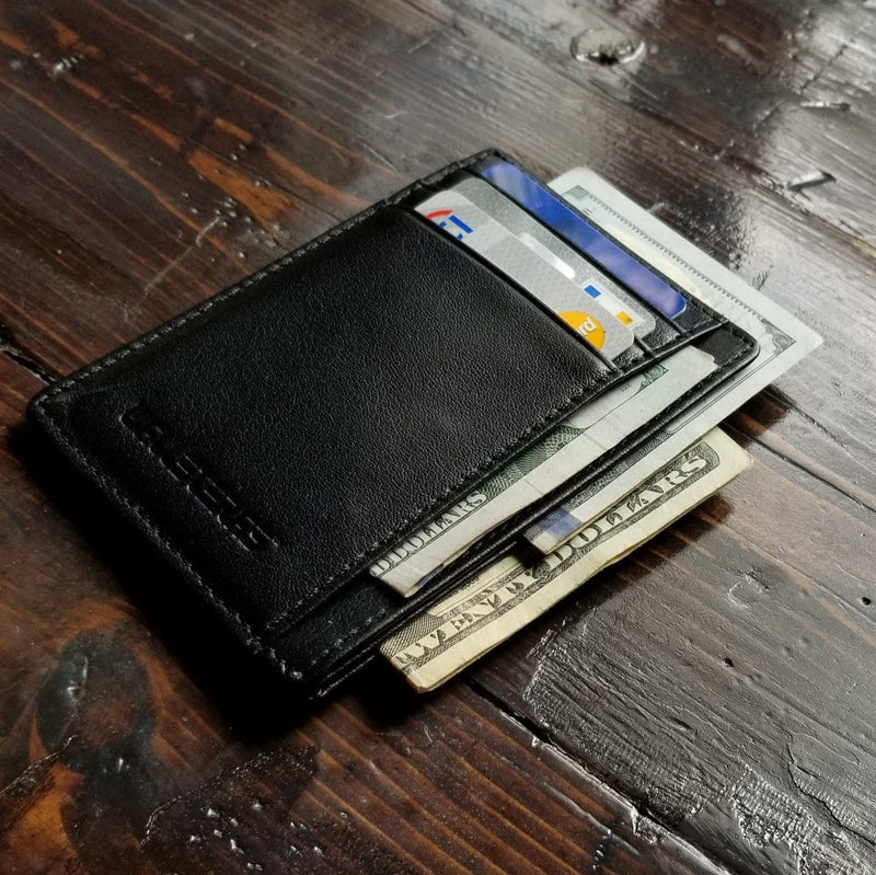 Black RFID Card Holder with ID