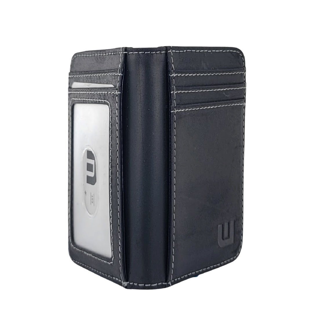 WALLETERAS Men's Wallet w/ 2 ID Windows - Heritage T2 Front Pocket Wallet WALLETERAS 