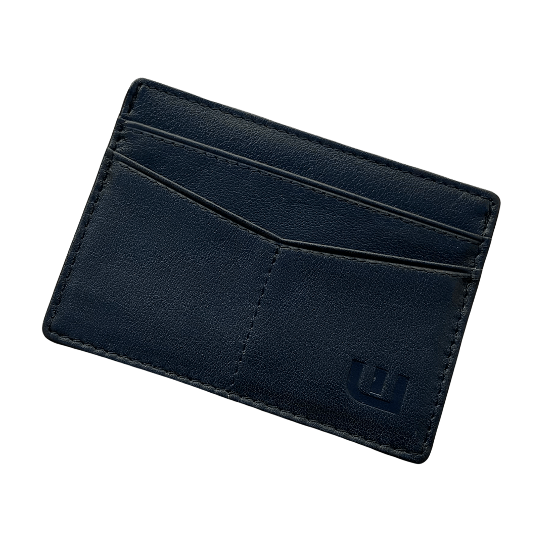 RFID Minimalist Front Pocket Wallet / Credit Card Holder with ID Window - Espresso "M" Credit Card Holder WALLETERAS Black Top Grain M2