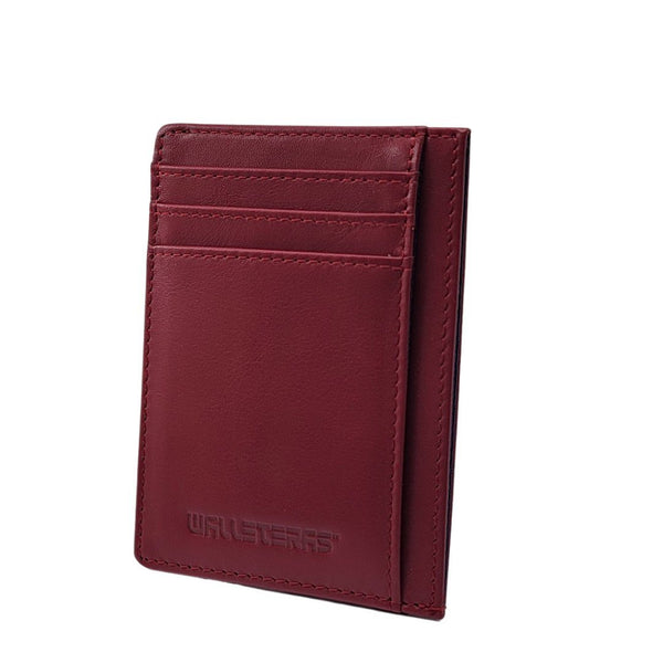 Red Calfskin Card Holder 