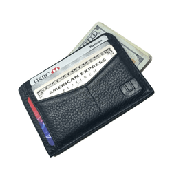 RFID Front Pocket Wallet with ID Window - Espresso Cash RFID Credit Card Holder WALLETERAS 