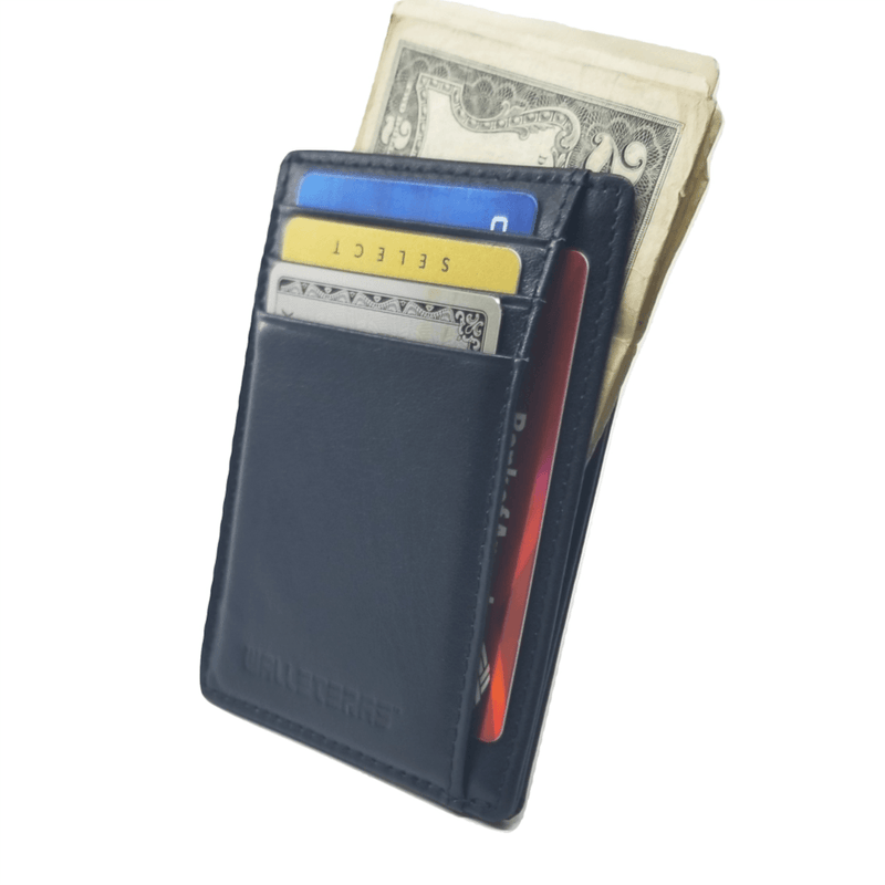 RFID Leather Card Holder with ID and Cash Pocket - DEC – WALLETERAS