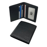 WALLETERAS - Leather Bifold Vertical Style Wallet with RFID Blocking